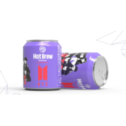 BTS Hot Brew Hazelnut Americano Canned Coffee - Purple (Pack of 2)