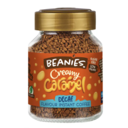 Beanies Decaf Flavor Instant Coffee (50g) Creamy Caramel