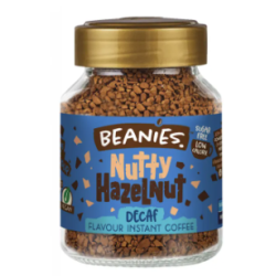 Beanies Decaf Flavor Instant Coffee (50g) Nutty Hazelnut