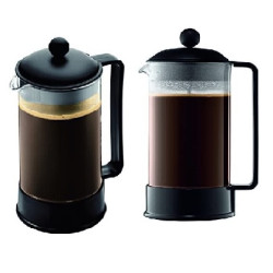 34 OZ BODUM French Press Coffee and Tea Maker Brazil Black BPA Free Carafe Stainless