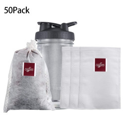 50 Pack Cold Brew Coffee Filters, Disposable Fine Mesh Brewing Bags for Concentrate/Iced Coffee