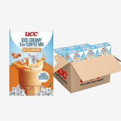 2023✕UCC Iced Creamy Salted Caramel 3-in-1 Coffee Mix 25g x 10 (Bundle of 12)