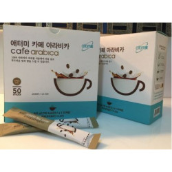 ATOMY CAFE ARABICA 2 BOXES (CONTAINS 50 STICKS PER BOX) ORGANIC SUPER COFFEE MADE IN KOREA 600G X 2